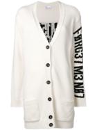 Red Valentino Buttoned Cardigan - White