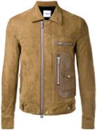 The Soloist Zipped Jacket, Men's, Size: 48, Brown, Lamb Skin