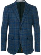 Etro - Checked Blazer - Men - Cotton/cupro/viscose/wool - 52, Blue, Cotton/cupro/viscose/wool