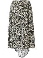 Proenza Schouler Pleated Floral Print Skirt - Nude & Neutrals