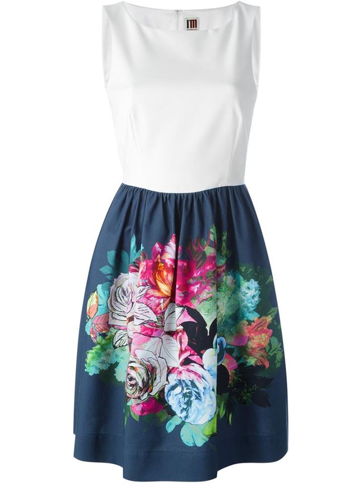 I'm Isola Marras Sleeveless Rose Print Dress