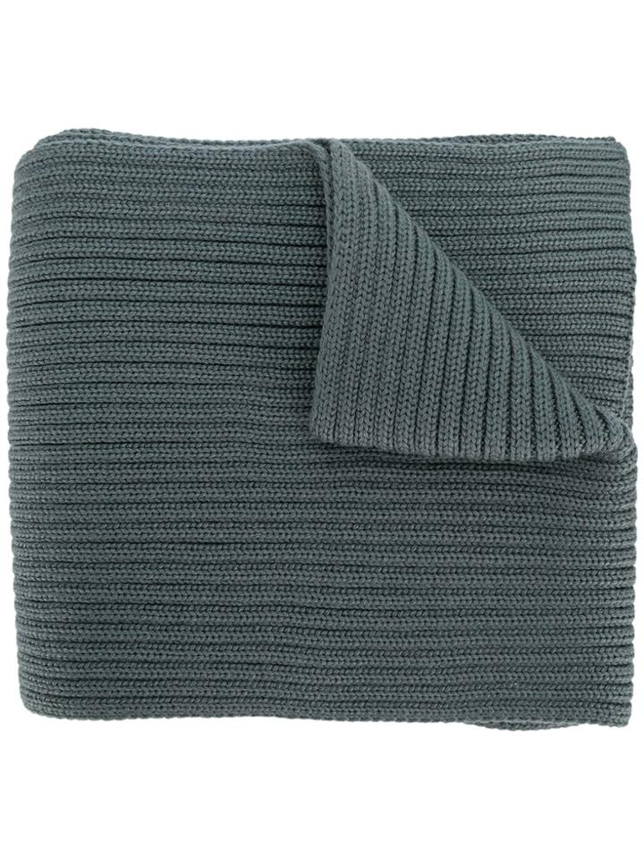 Prada Ribbed Knit Scar - Grey