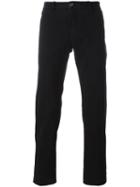 Jacob Cohen Straight-leg Chinos, Men's, Size: 36, Black, Cotton/spandex/elastane
