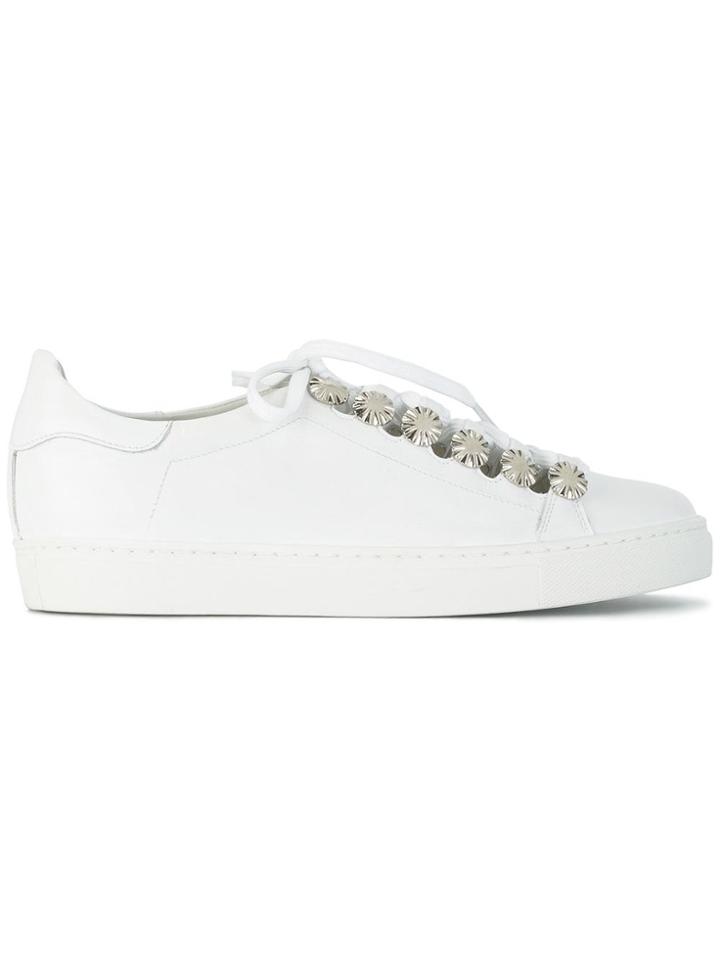 Toga Pulla Metal Appliqué Sneakers - White