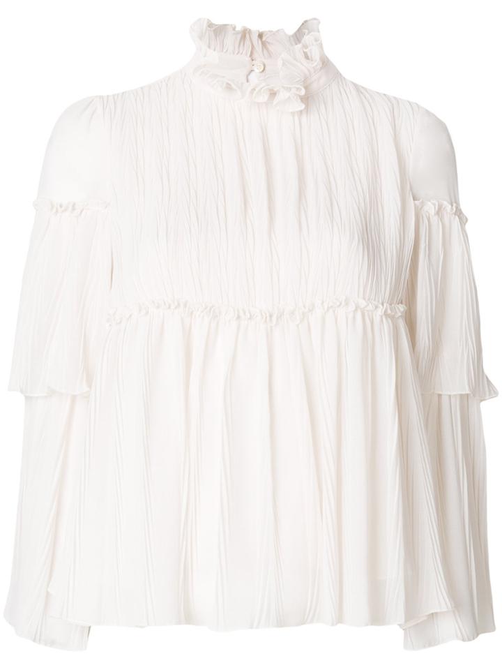 See By Chloé Tiered Flouncy Blouse - White