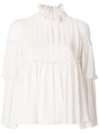 See By Chloé Tiered Flouncy Blouse - White