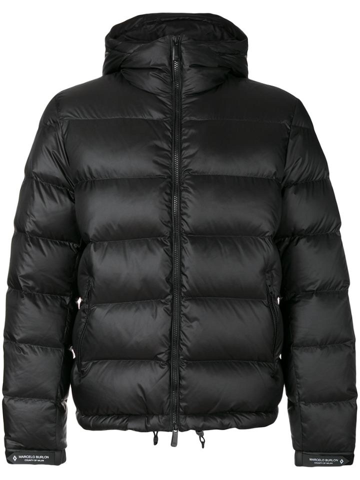 Marcelo Burlon County Of Milan Classic Down Jacket - Black