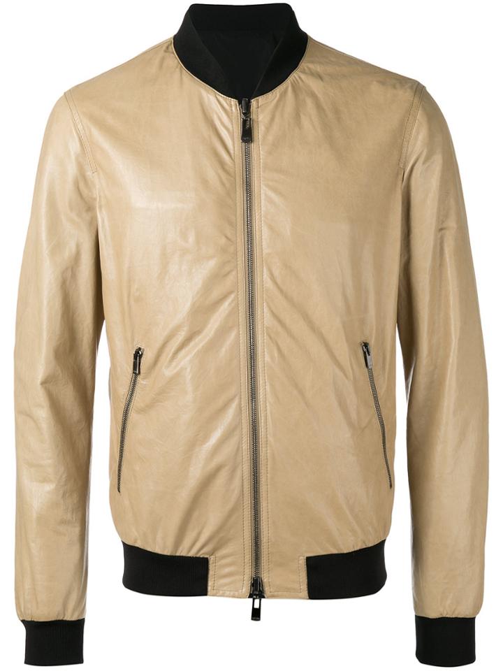 Drome Panel Bomber Jacket - Nude & Neutrals