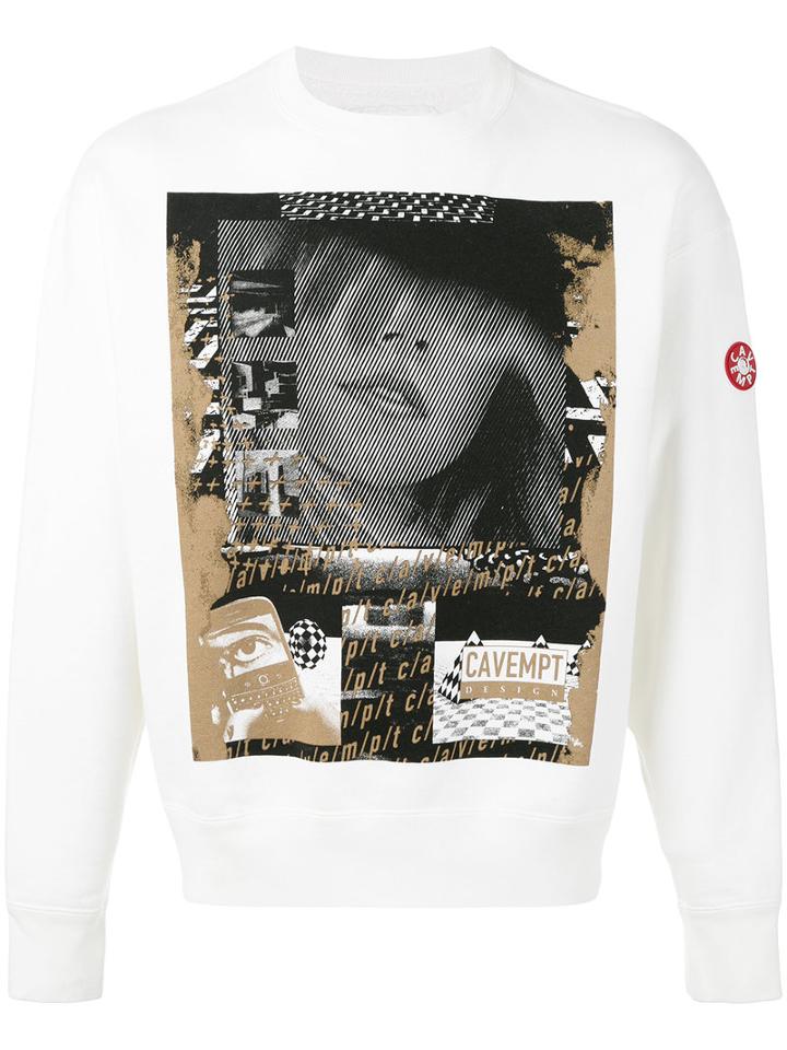 Cav Empt - Multi-print Sweatshirt - Men - Cotton - S, White, Cotton