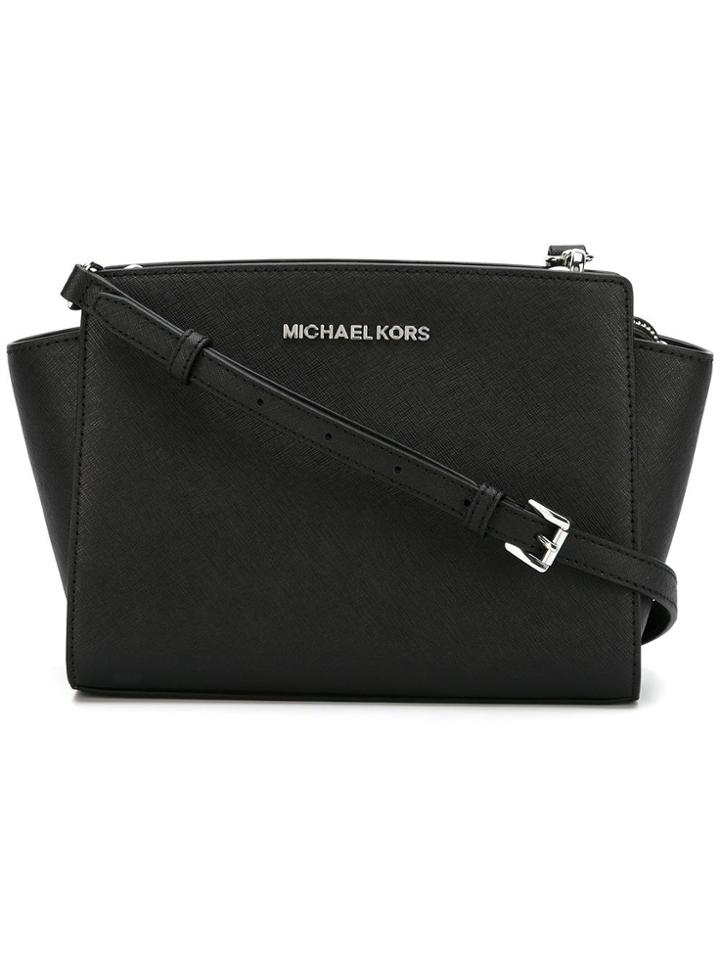Michael Michael Kors Adjustable Strap Crossbody Bag - Black