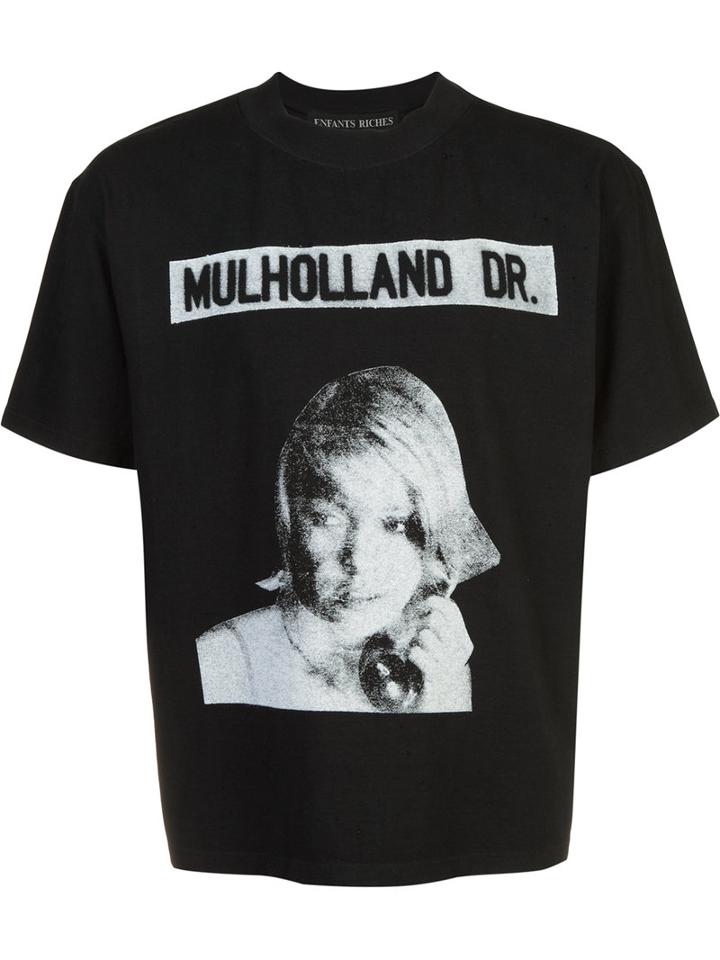 Enfants Riches Deprimes Photo Print T-shirt, Adult Unisex, Size: Large, Black, Cotton