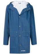 Stutterheim Waterproof Hooded Unisex Jacket - Blue
