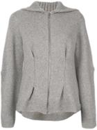 Alexander Mcqueen - Cashmere Hooded Sweater - Women - Cashmere - Xxs, Grey, Cashmere