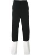 Ports 1961 Colour Block Trousers, Men's, Size: 50, Black, Spandex/elastane/cupro/virgin Wool