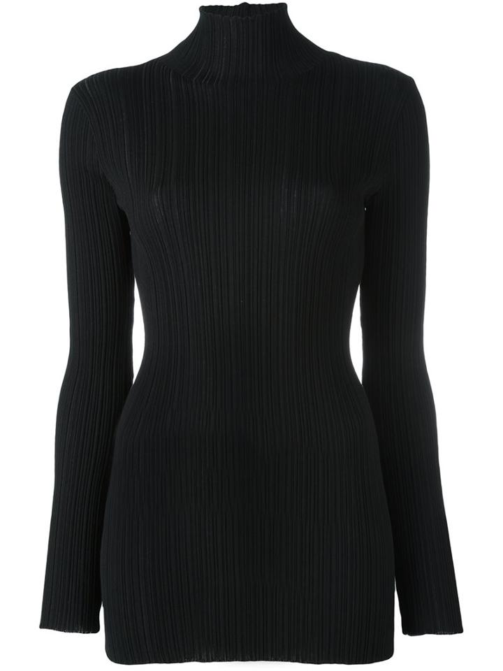 Nina Ricci Turtleneck Jumper, Women's, Size: Small, Black, Silk/polyamide/wool