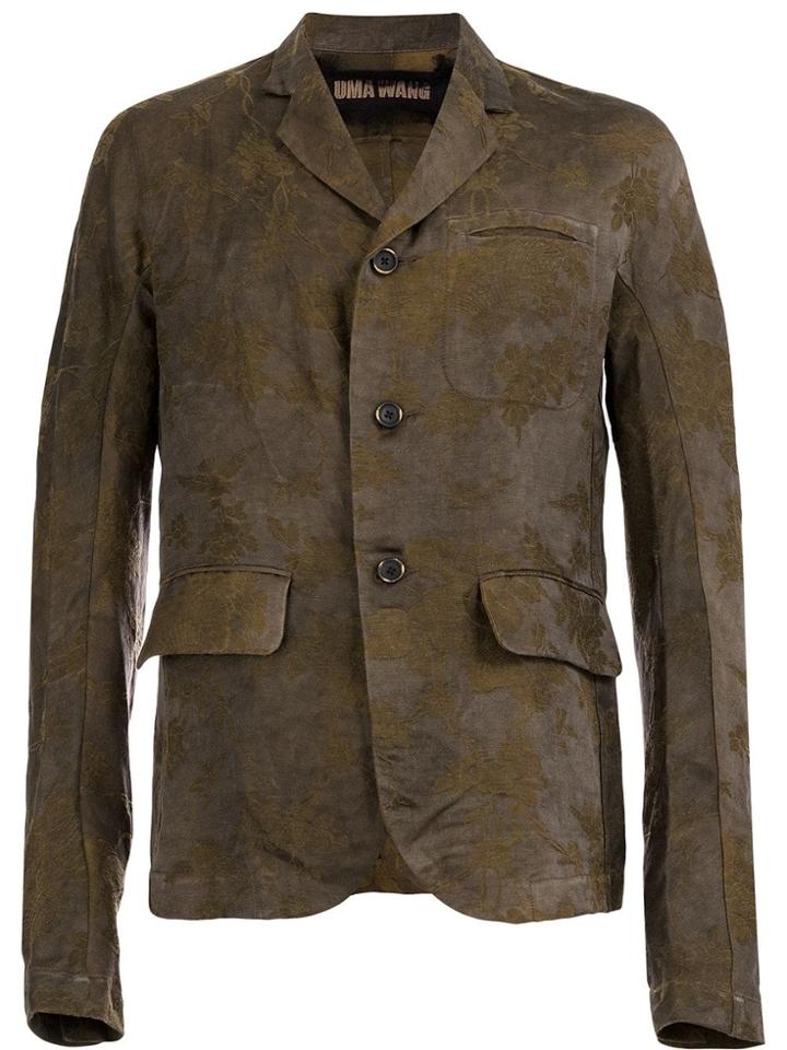 Uma Wang Jiro Single-breasted Blazer - Brown