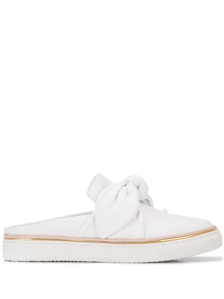 Suecomma Bonnie Knot Mule Sneakers - White