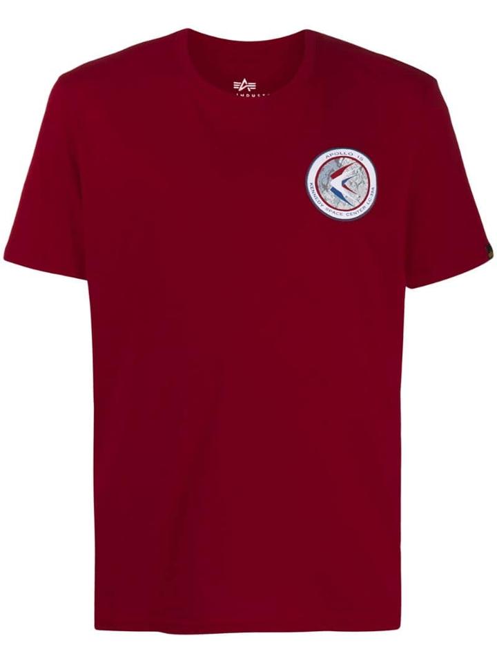Alpha Industries Nasa Logo T-shirt - Red