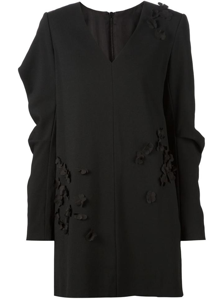 Vera Wang Draped Shift Dress