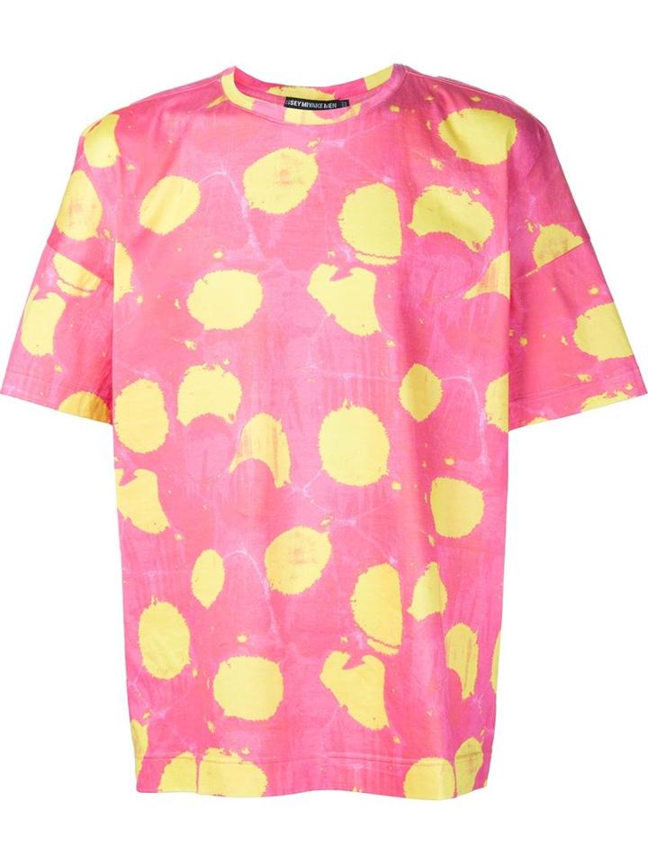 Issey Miyake Men Soda Float T-shirt, Size: 5, Pink/purple, Cotton