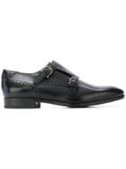 Salvatore Ferragamo Buckle-strap Brogues - Black