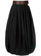 Jw Anderson High-waisted Full Skirt - Black