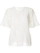 Giambattista Valli Embroidered Lace Top - White