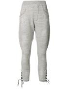 Dsquared2 Lace-up Joggers - Grey