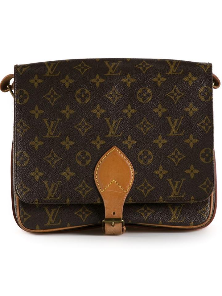 Louis Vuitton Vintage 'cartouchiere Gm' Shoulder Bag, Women's, Brown