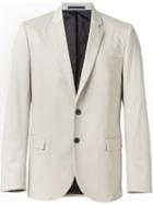 Ps Paul Smith Notched Lapel Blazer, Men's, Size: 50, Nude/neutrals, Cotton/spandex/elastane/viscose