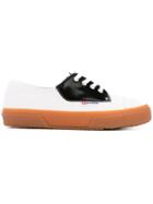 Alexa Chung Panelled Lace-up Sneakers - White