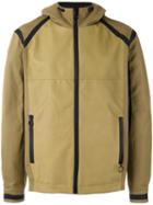 Drome - Panelled Hood Jacket - Men - Cotton/lamb Skin/acetate/viscose - M, Nude/neutrals, Cotton/lamb Skin/acetate/viscose