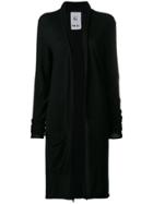 Lost & Found Rooms Open Front Long Cardigan - Black