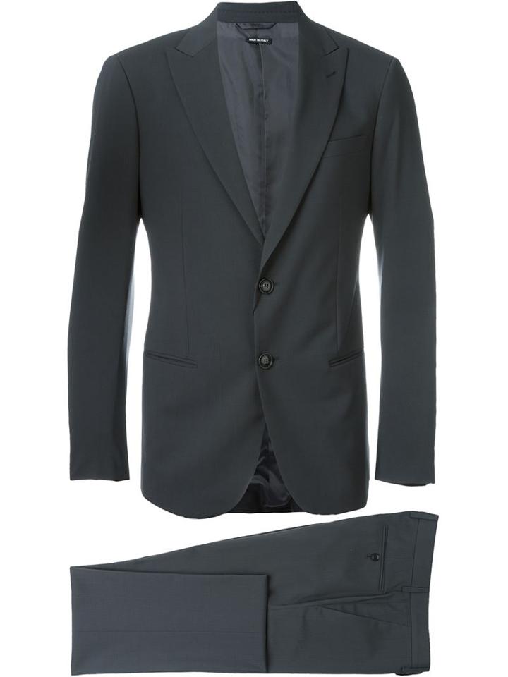 Giorgio Armani Peaked And Notched Lapels Suit