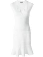 Alexander Mcqueen Victorian Lace Knit Dress, Women's, Size: S, White, Cotton/polyamide