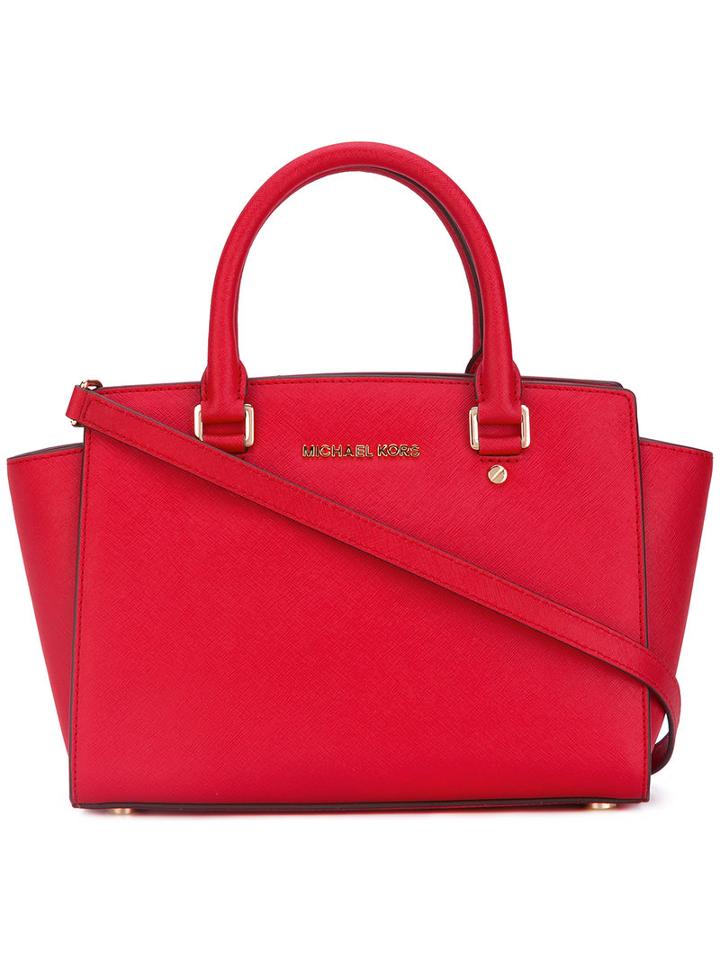 Michael Michael Kors Selma Tote, Women's, Red, Leather