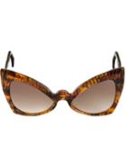 Barn S Neo-futurist Sunglasses, Women's, Brown, Acetate