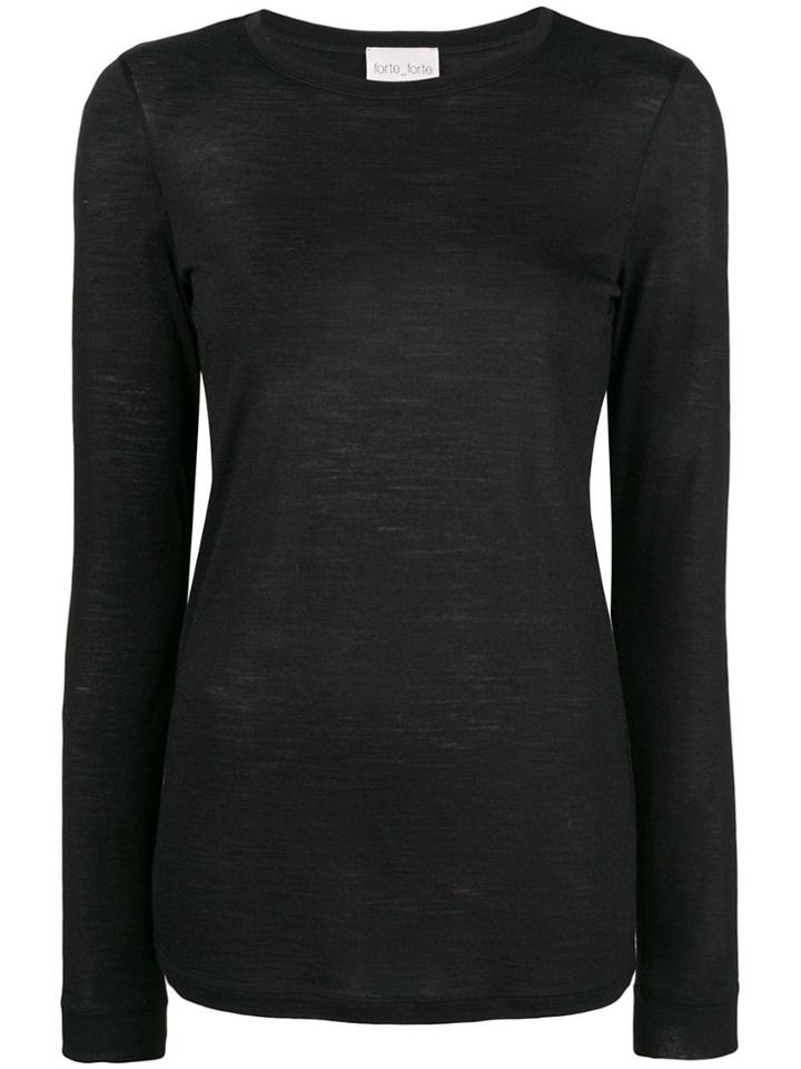 Forte Forte Fitted Silhouette Blouse - Black