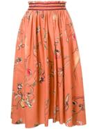 Forte Forte Graphic Print Midi Skirt - Pink