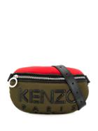 Kenzo Kombo Colour-blocked Belt Bag - Black