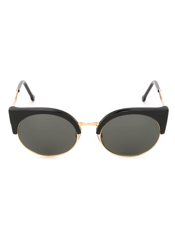 Retrosuperfuture 'ilaria' Sunglasses, Women's, Black, Acetate/metal (other)