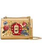 Dolce & Gabbana - Lucia Shoulder Bag - Women - Leather/brass - One Size, Grey, Leather/brass