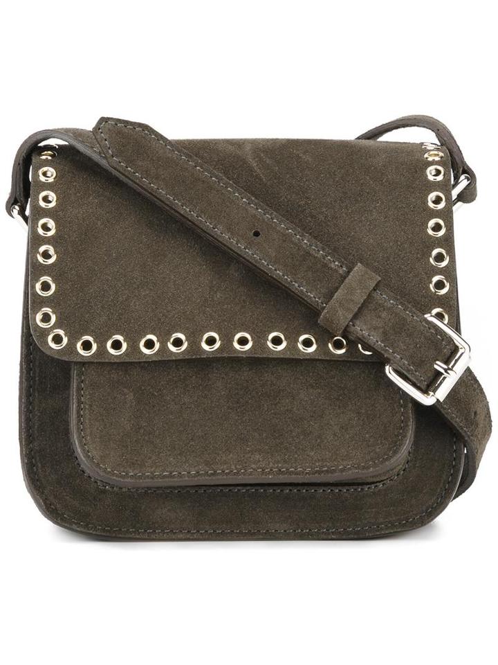 Isabel Marant - 'marfa' Crossbody Bag - Women - Calf Suede - One Size, Women's, Green, Calf Suede