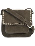 Isabel Marant - 'marfa' Crossbody Bag - Women - Calf Suede - One Size, Women's, Green, Calf Suede