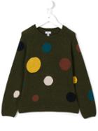 Knot Big Dots Sweater, Girl's, Size: 10 Yrs, Green