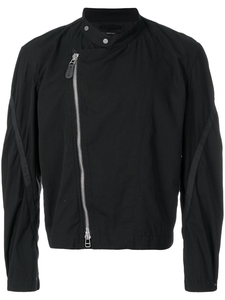 Homme Plissé Issey Miyake Classic Biker Jacket - Black