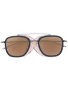 Thom Browne Eyewear Square Sunglasses - Black