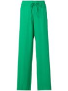 Red Valentino Wide Leg Trousers - Green