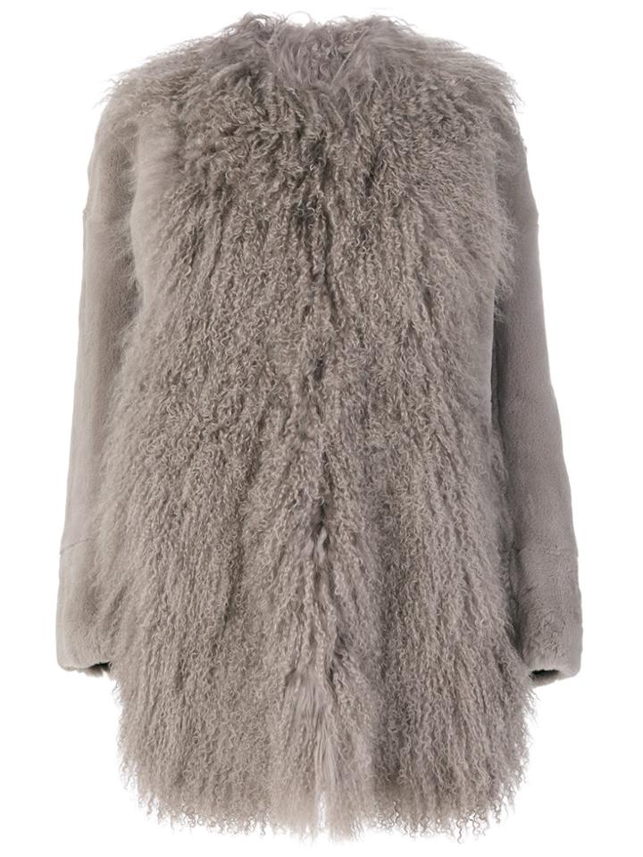 Sylvie Schimmel Mix Coat - Grey