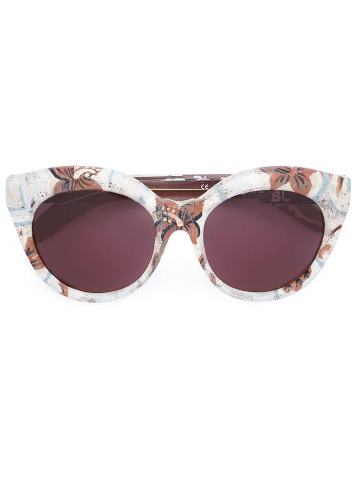 Kuboraum 'mask D3' Sunglasses - Pink & Purple
